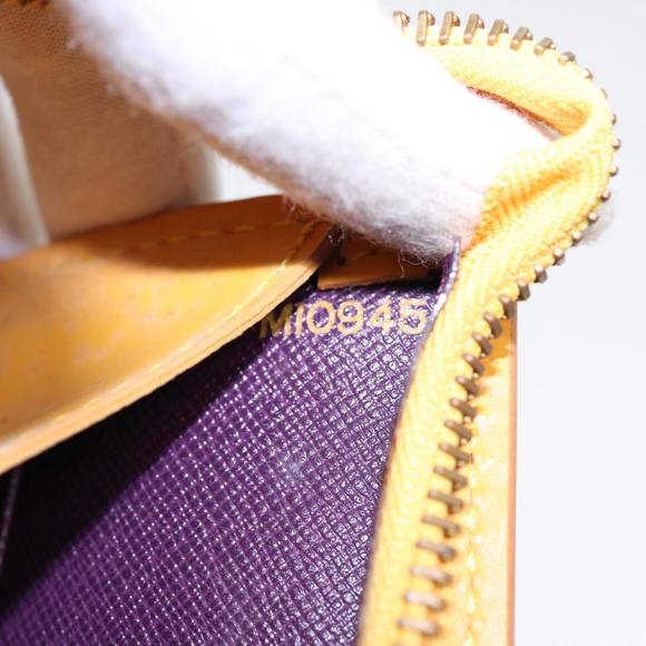 LOUIS VUITTON Epi Sac Triangle Hand Bag Yellow M52099 LV Auth 87952 - Picture 12 of 16